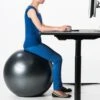 Gym Bal Inclusief Pomp - Yoga - Pilates Bal - Fitness Bal - Zwangerschapsbal - Goede Houding Bij Het Thuiswerken - 65 Cm - Kleur: Zwart -Fit Gear Verkoop 890x1200