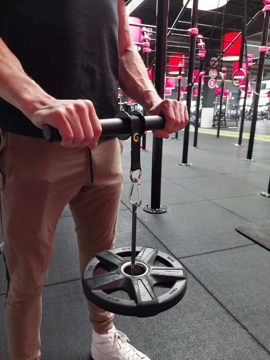 Gouden Grip Wrist Roller + GRATIS Griptraining E-book - Onderarm Trainer Kabel Roller - Grip Training - Pols Arm Trainer - Forearm Blaster - 6 Gouden Grip Wrist Roller + GRATIS Griptraining E-book - Onderarm Trainer Kabel Roller - Grip Training - Pols Arm Trainer - Forearm Blaster - - Afbeelding 4