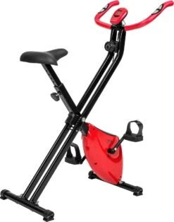 Tectake - Hometrainer - X-Bike Licht & Opvouwbaar Met LCD Display - 401715