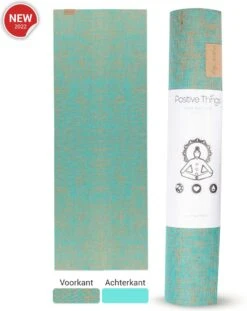 Yoga Mat Sportmat Fitnessmat Antislip Duurzaam Met Yoga Lessen - Turquoise -Fit Gear Verkoop 954x1200 2