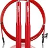Professioneel Crossfit & Fitness Springtouw – Jump Rope – Speedrope – Verstelbaar – Rood
