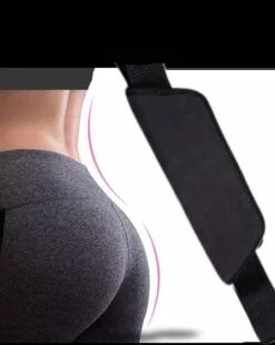 Merkloos Hip Thrust Belt Glute Bridge Pad Dumbbells Butt Workout(Leather Black) -Fit Gear Verkoop 957x1200