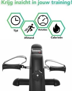 Dreaver Stoelfiets - LCD-scherm - Inclusief Antislipmat - Bureaufiets - Bewegingstrainer - Deskbike - Mini Hometrainer - Pedaaltrainer -Fit Gear Verkoop 959x1200