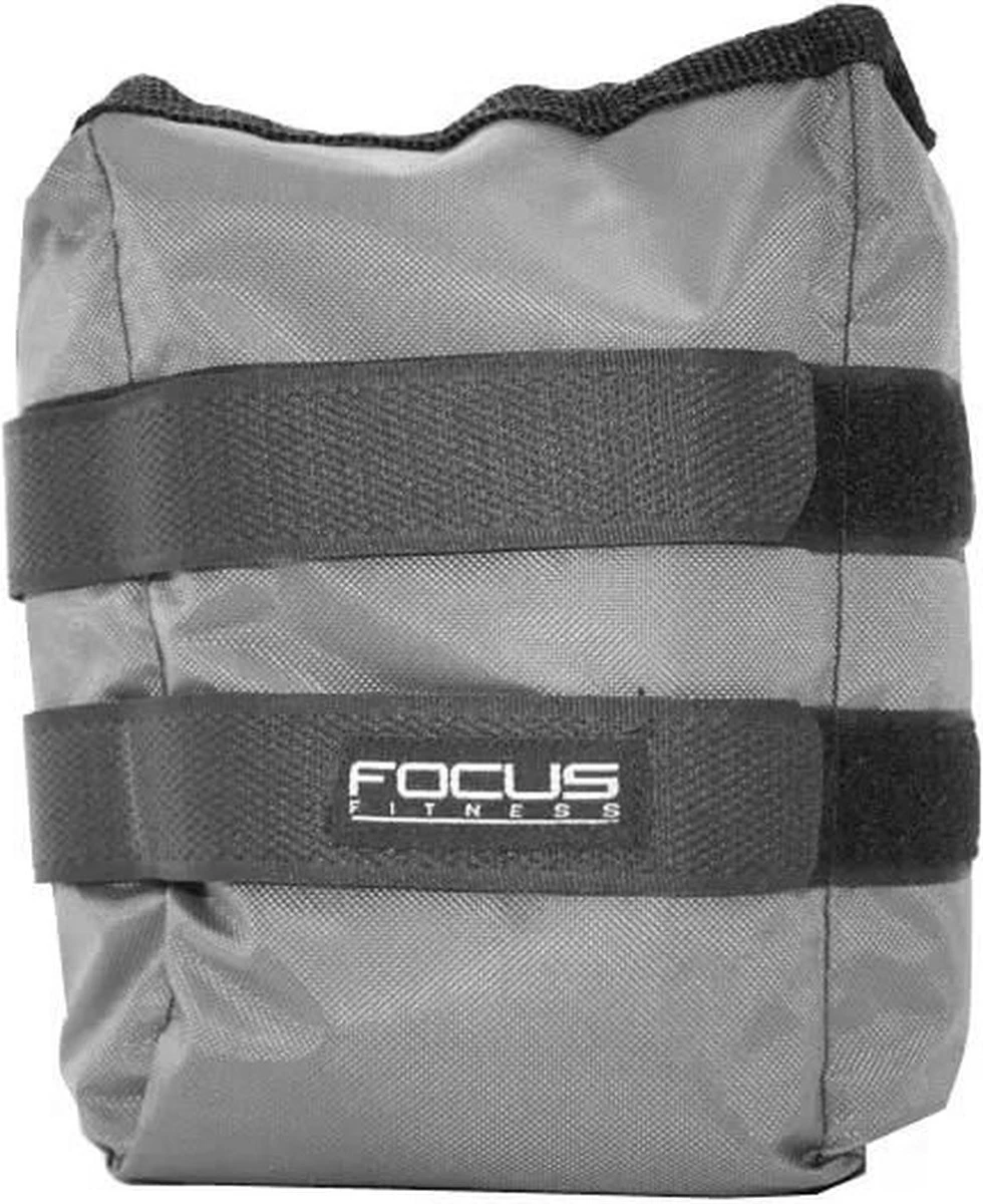 Focus Fitness - Pols-/enkelgewichten - Ankle Weights - 2 X 2 Kg - Grijs - Gewichten - Verstelbaar 6 Focus Fitness - Pols-/enkelgewichten - Ankle Weights - 2 X 2 Kg - Grijs - Gewichten - Verstelbaar - Afbeelding 4